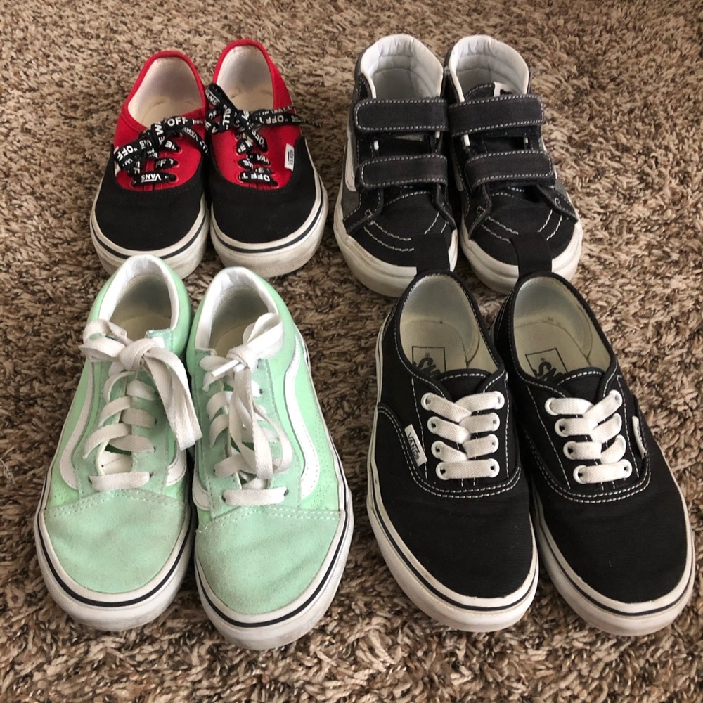 Kids Vans shoe all size 13 bundle